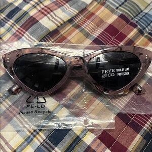 FRYE AND CO. Purple Cat-Eye Sunglasses